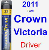 Driver Wiper Blade for 2011 Ford Crown Victoria - Assurance