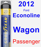 Passenger Wiper Blade for 2012 Ford Econoline Wagon - Assurance