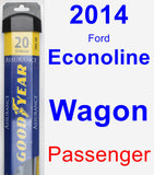 Passenger Wiper Blade for 2014 Ford Econoline Wagon - Assurance