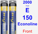 Front Wiper Blade Pack for 2000 Ford E-150 Econoline - Assurance