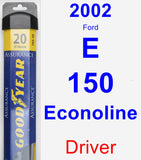 Driver Wiper Blade for 2002 Ford E-150 Econoline - Assurance