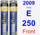 Front Wiper Blade Pack for 2009 Ford E-250 - Assurance