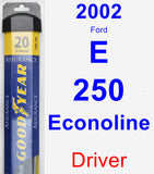 Driver Wiper Blade for 2002 Ford E-250 Econoline - Assurance