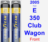 Front Wiper Blade Pack for 2005 Ford E-350 Club Wagon - Assurance