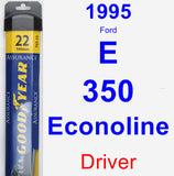 Driver Wiper Blade for 1995 Ford E-350 Econoline - Assurance