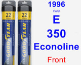 Front Wiper Blade Pack for 1996 Ford E-350 Econoline - Assurance