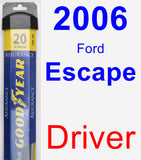 Driver Wiper Blade for 2006 Ford Escape - Assurance