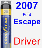 Driver Wiper Blade for 2007 Ford Escape - Assurance