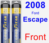 Front Wiper Blade Pack for 2008 Ford Escape - Assurance