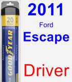 Driver Wiper Blade for 2011 Ford Escape - Assurance