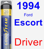 Driver Wiper Blade for 1994 Ford Escort - Assurance