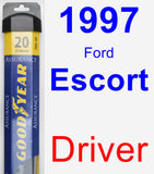 Driver Wiper Blade for 1997 Ford Escort - Assurance