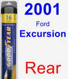 Rear Wiper Blade for 2001 Ford Excursion - Assurance