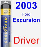 Driver Wiper Blade for 2003 Ford Excursion - Assurance