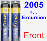 Front Wiper Blade Pack for 2005 Ford Excursion - Assurance