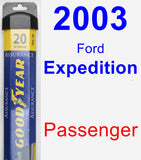 Passenger Wiper Blade for 2003 Ford Expedition - Assurance