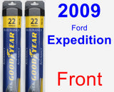 Front Wiper Blade Pack for 2009 Ford Expedition - Assurance