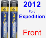 Front Wiper Blade Pack for 2012 Ford Expedition - Assurance