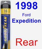 Rear Wiper Blade for 1998 Ford Expedition - Assurance