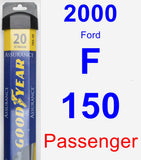 Passenger Wiper Blade for 2000 Ford F-150 - Assurance