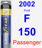 Passenger Wiper Blade for 2002 Ford F-150 - Assurance