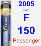 Passenger Wiper Blade for 2005 Ford F-150 - Assurance