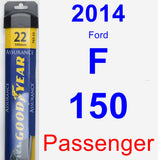 Passenger Wiper Blade for 2014 Ford F-150 - Assurance