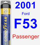 Passenger Wiper Blade for 2001 Ford F53 - Assurance