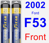 Front Wiper Blade Pack for 2002 Ford F53 - Assurance