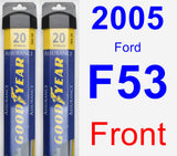 Front Wiper Blade Pack for 2005 Ford F53 - Assurance