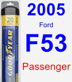 Passenger Wiper Blade for 2005 Ford F53 - Assurance