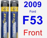 Front Wiper Blade Pack for 2009 Ford F53 - Assurance