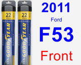 Front Wiper Blade Pack for 2011 Ford F53 - Assurance