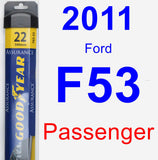 Passenger Wiper Blade for 2011 Ford F53 - Assurance