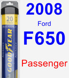 Passenger Wiper Blade for 2008 Ford F650 - Assurance