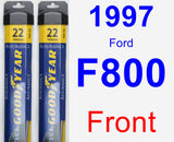 Front Wiper Blade Pack for 1997 Ford F800 - Assurance