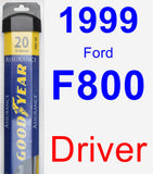 Driver Wiper Blade for 1999 Ford F800 - Assurance