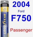 Passenger Wiper Blade for 2004 Ford F750 - Assurance