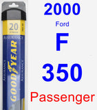 Passenger Wiper Blade for 2000 Ford F-350 - Assurance