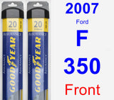 Front Wiper Blade Pack for 2007 Ford F-350 - Assurance