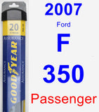 Passenger Wiper Blade for 2007 Ford F-350 - Assurance