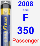 Passenger Wiper Blade for 2008 Ford F-350 - Assurance