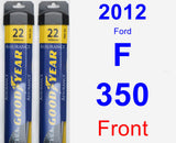 Front Wiper Blade Pack for 2012 Ford F-350 - Assurance