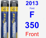 Front Wiper Blade Pack for 2013 Ford F-350 - Assurance