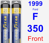 Front Wiper Blade Pack for 1999 Ford F-350 - Assurance