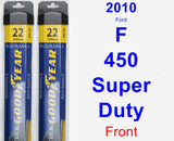 Front Wiper Blade Pack for 2010 Ford F-450 Super Duty - Assurance