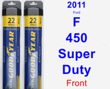 Front Wiper Blade Pack for 2011 Ford F-450 Super Duty - Assurance