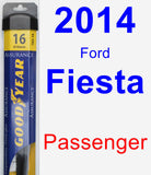 Passenger Wiper Blade for 2014 Ford Fiesta - Assurance