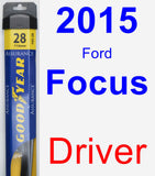 Driver Wiper Blade for 2015 Ford Focus - Assurance