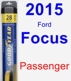 Passenger Wiper Blade for 2015 Ford Focus - Assurance